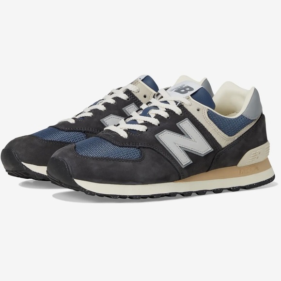 New Balance Shoes - New Balance Women’s Navy and Tan Sneakers